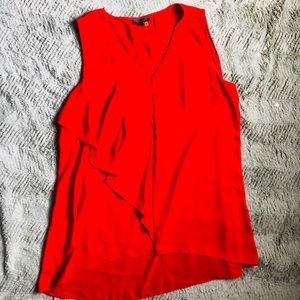 Vince Camuto Gorgeous Red Sleeveless Top
